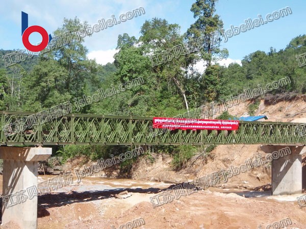 贝雷钢桥-柬埔寨额乐塞水电站